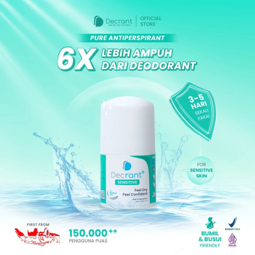 Decrant Antiperspirant Sensitive Roll On 30 ml