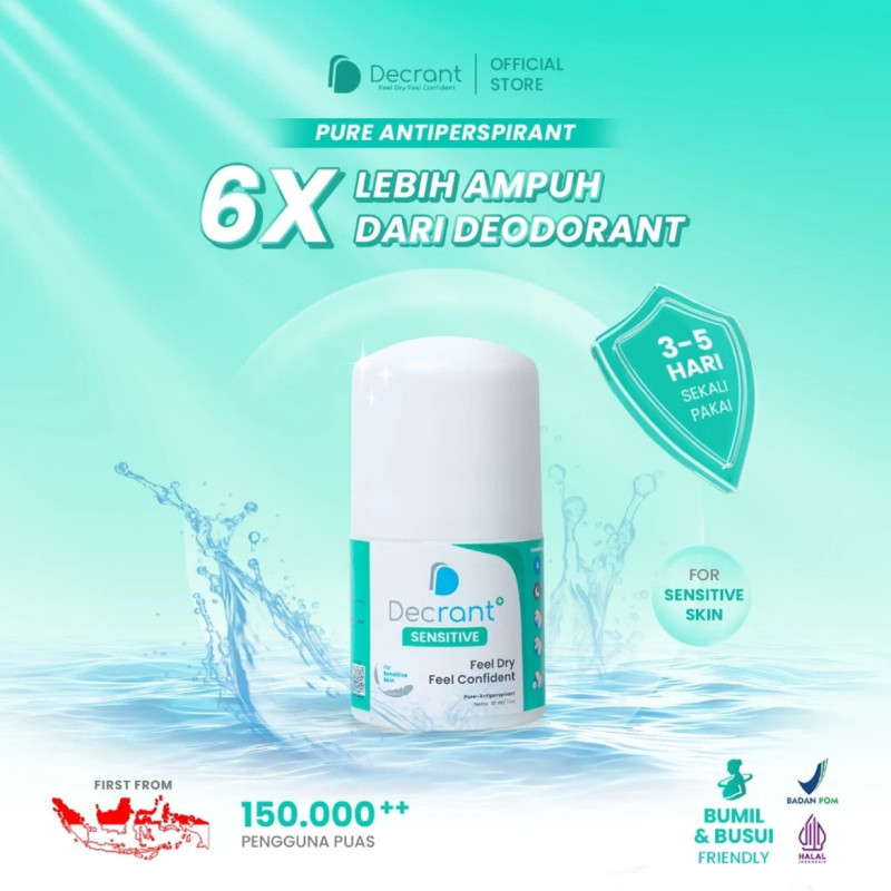 Decrant Antiperspirant Sensitive Roll On 30 ml