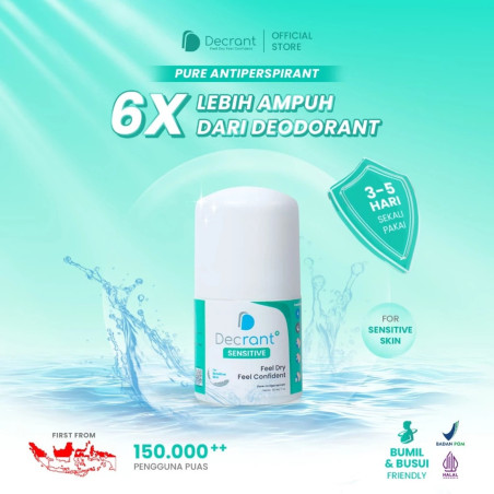 Decrant Antiperspirant Sensitive Roll On 30 ml