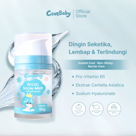 CoveBaby Paket Krim Wajah + Sampo 2in1 Amino