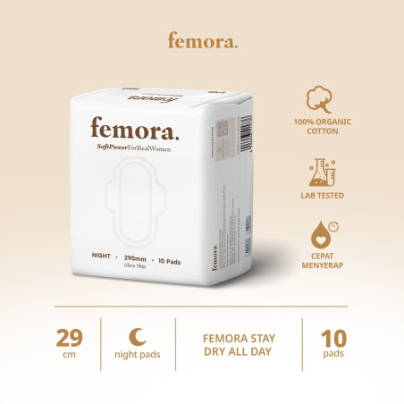 FEMORA Stay Dry All Day | Sanitary Pad 290mm