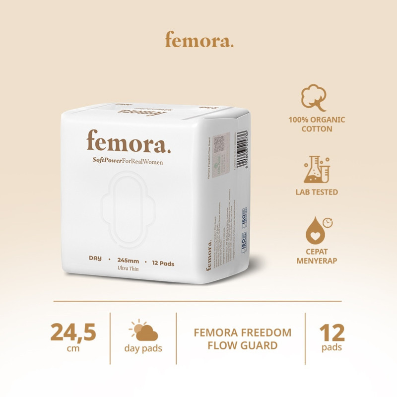 FEMORA Freedom Flow Guard | Sanitary Pad 245mm
