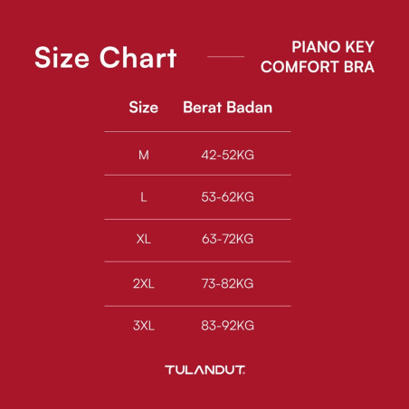 Tulandut Piano Key Bra
