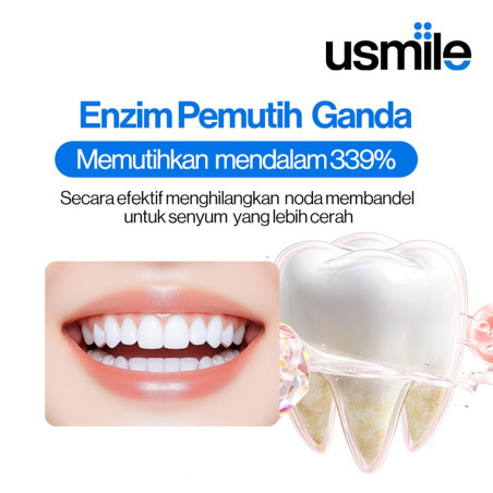 Usmile Pasta Gigi Fresh White Odol Parfum
